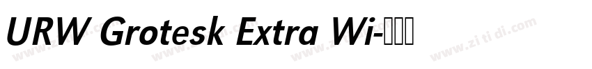 URW Grotesk Extra Wi字体转换